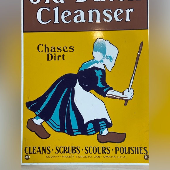 Old Dutch Cleanser Vintage metal  Sign - Picture 3 of 7